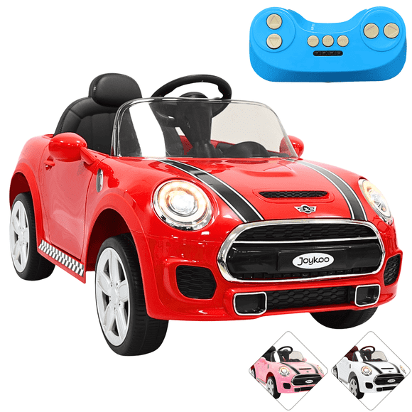 Montable Electrico para Niños con Luz y Sonido Control Remoto Baterías 6v Bluetooth Apto a partir de 3 años o Hasta 30 kg - Rojo