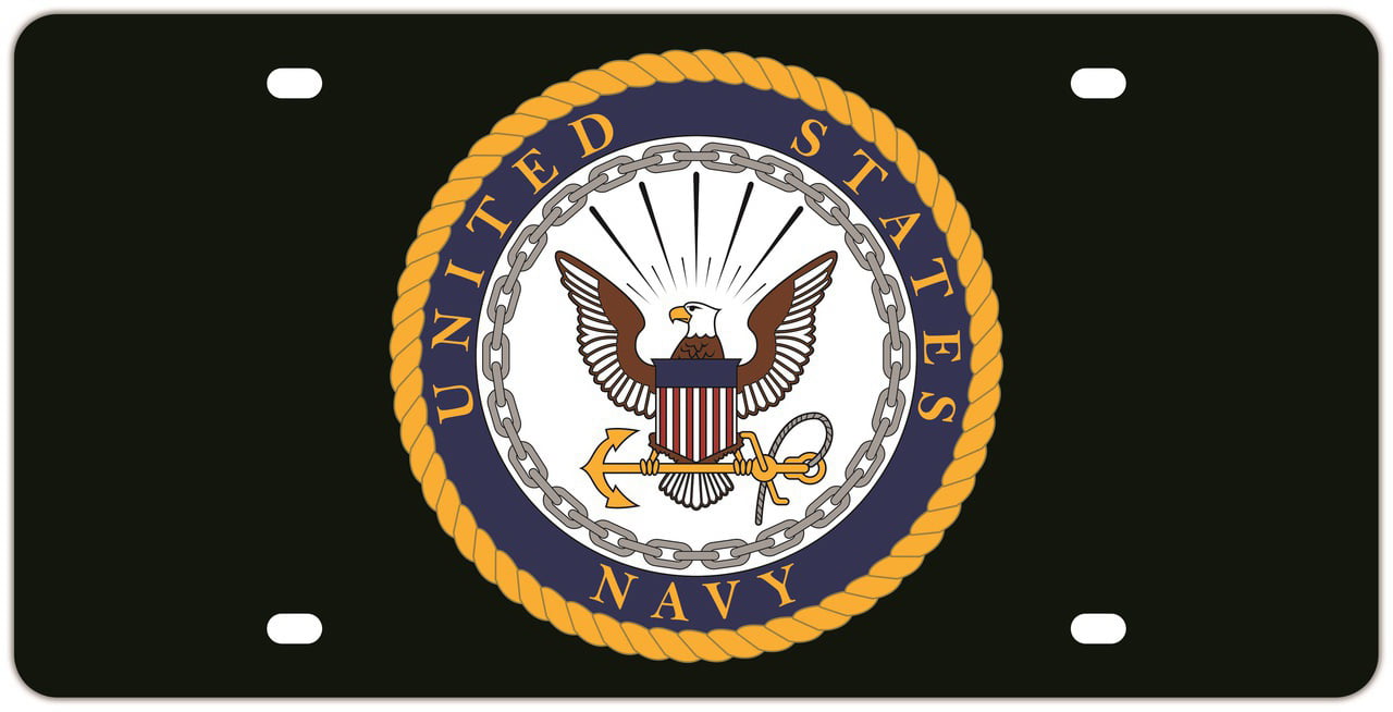Stockdale Technologies U.S. Navy License Plate - Acrylic