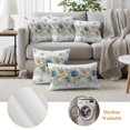 thumbnail image 5 of Outdoor Pillow Covers 20x12 Set of 2, Beach Coastal Waterproof Patio Throw Pillow Covers for Couch Sofa Chair, Nautical Shell Starfish Coral Summer Decorative Pillowcases for Throw Pillows, 5 of 9
