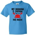thumbnail image 3 of Inktastic Mamaw Papaw Love Me Youth T-Shirt, 3 of 5