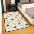 thumbnail image 2 of Erosebridal Kawaii Honey Bee Rugs For Bedroom 5x7,Vitage Flower Living Room Decor,Spring Graden, 2 of 5
