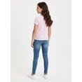thumbnail image 5 of The Powerpuff Girls x Hello Kitty Besties for Life Girl’s Graphic Pointelle Knit Crewneck Tee with Short Sleeves, Sizes 4-16, 5 of 9