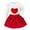 Red, variant on Outfit Sets for Girls Girls Clothing Sets Baby Girls Spring And Autumn Long Sleeve Heart Blouse + Bow Skirt Two Piece Set