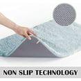 thumbnail image 3 of Bathroom Rug Non Slip Bath Mat for Bathroom (16 x 24, Light Blue) Water Absorbent Soft Microfiber Shaggy Bathroom Mat Machine Washable Bath Rug for Bathroom Thick Plush Rugs for Shower, 3 of 6