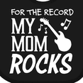 thumbnail image 4 of Inktastic For the Record, My Mom Rocks Boys or Girls Baby Bib, 4 of 4
