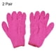 thumbnail image 3 of Guantes de limpieza Uxcell, mitones de microfibra, rojo rosa, 2 pares, 3 of 5