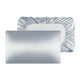 thumbnail image 2 of Funda de almohada de seda de imitación | Color sólido de doble cara | Flequillo plisado | Poliéster suave y transpirable | Resistente a las arrugas | Se adapta a una almohada de 29.5x19.7 in, 2 of 6