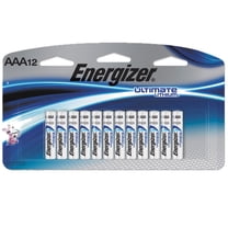 Energizer Ultimate Lithium Batteries, AAA, 12/Pack