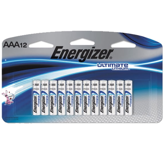 Energizer Ultimate Lithium Batteries, AAA, 12/Pack