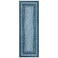 thumbnail image 2 of Geetinfly 2*6FT Area Rugs 2in*6in Runner Rug Braided Print Runner Rug Machine Washable Non Slip Bedroom Runner Rugs for Kitchen Hallway Laundry Room Gray Blue Gray blue, 2 of 7