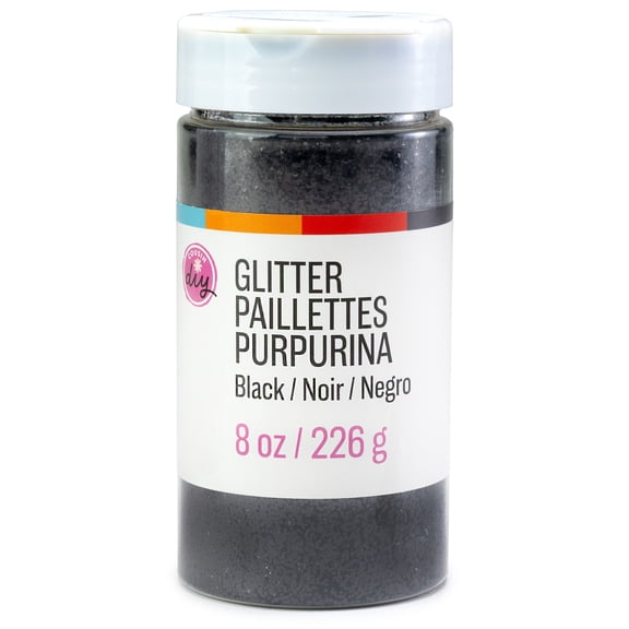 CousinDIY Glitter 8oz-Black
