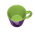 thumbnail image 5 of Purple Floral Coffee Mug Fun Custom Ceramic Mugs 11oz Green, 5 of 5