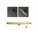 thumbnail image 1 of Coladera Xtellar Lineal De Lujo 10×60cm Doble Vista Dorado Satinado, 1 of 4
