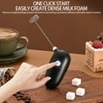 thumbnail image 3 of Fully Automatic Wireless Handheld Milk Frother, Mini Egg Beater Mixer, Rechargeable Stainless Steel, Portable Design for Home or Travel, Ideal for Coffee and Baking, Kitchen Whisk Tool, UKHBMC, 3 of 8