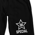 thumbnail image 2 of 38 Special Star Logo Men's Black Sleep Pajama Shorts-Medium, 2 of 7