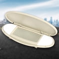 thumbnail image 4 of Cubierta del espejo del parasol del coche para Mini R55 R56 R60 2007-2014 (Beige), 4 of 7