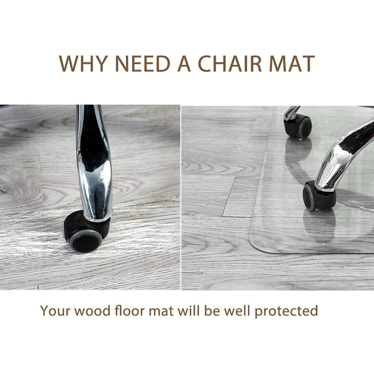 Dropship Clear Chair Mat For Hard Floors 36 X 48 Inches