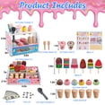 thumbnail image 2 of Faburo Wooderma Ice Cream Toy, Wooden Ice Cream Play Set, Ice Cream Set for Kids, Wooden Play Food Play Food, Pretend Play Toys, Gift for Girls Boys 3 4 5 6 Year Old, 2 of 8