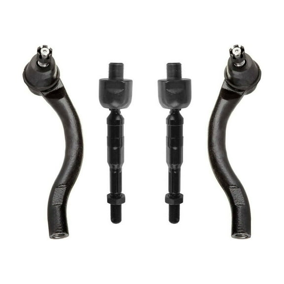 4 Pc Tie Rod End Inner Outer Passenger Driver Side Steering Kit Fits select: 2006-2011 HONDA CIVIC