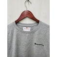thumbnail image 6 of Champion Men's Classic Script And Circle Logo Graphic T-Shirt Oxford Grey GT23H 586D6A 806, 6 of 7
