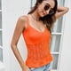 thumbnail image 1 of Camisola de punto con huecos, tops sexys para mujer, camisola estilo bm con cuello en V europeo y americano 2023, 1 of 3