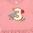 thumbnail image 4 of Inktastic 3rd Birthday Outer Space Theme Girls Toddler Dress, 4 of 5