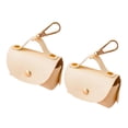 thumbnail image 3 of DOLITY Poop Bag Distributeur Chien Sac de Merde Titulaire avec Clip Chien Poubelle Sac Distributeur Réutilisable Cuir PU Polyvalent pour Chat Extérieur Beige, 3 of 9
