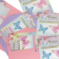 thumbnail image 3 of Tarjeta de felicitación de mariposa colorida, tarjeta de juego, fiesta de bebé, vacaciones, cumpleaños, carta de invitación positiva, 3 of 4