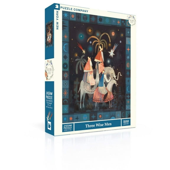 New York Puzzle Company Three Wise Men 500 Piece Jigsaw Puzzle