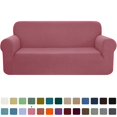 thumbnail image 1 of CHOK 2024 1-Piece Checks Stretch Sofa Cover Slipcover Couch Cover  Chair  Light Gray, 1 of 6