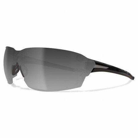 Edge Eyewear Safety Glasses, Silver, Mirrored, Black XV417