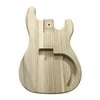 ametoys Polished Wood Type Electric Guitar Barrel DIY Electric Maple Guitar Barrel Body For Style Bass Guitar