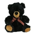 thumbnail image 4 of Northlight Deluxe Plush 9" Animal Set – Bear, Elephant, Panda & Monkey with Satin Bows, 4 of 5