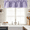 Lilac, variant on Yakamok 18 Inches Long Blackout Curtain Valances for Kitchen Windows - 1 Panels Blackout Window Valances for Basement with Rod Pocket (Grey,Width 52 by Length 18,1 Pair)