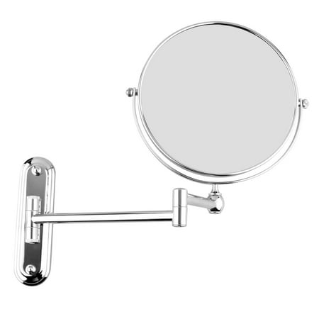 8 Inch Wall Mounted Extending Folding Double Side 10x Magnification Mirror