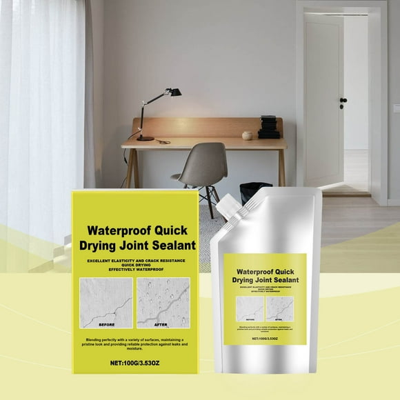 Waterproof Quick-Drying Seam Sealer: Elastic Crack-Resistant Joint Filler for All-Weather Protection | Versatile Use on Roofs, Walls & Windows | Temperature-Resistant Sealant for Residential
