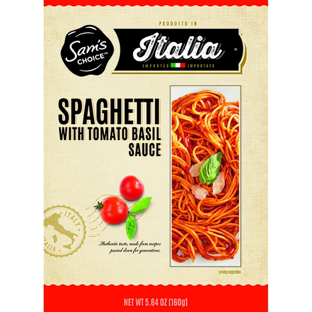 Sam's Choice Italia Spaghetti with Tomato Basil Sauce Meal Kit, 5.64 oz