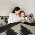 thumbnail image 5 of Feelyou Rustic Deer Moose Queen Comforter Set for Men, Merry Christmas Bedding Sets, Hippie Wildlife Animal Reversible Bedding Comforter Set, Lightweight Room Decor, 3 Pieces, 5 of 8