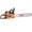 Orange, variant on Electric Pasta Maker Noodle Machine with 2.5mm Round Noodle Blade, Stainless Steel Dough Roller Cutter, Adjustable Thickness 0.5-3mm, 110V 135W for Homemade Pasta, Silver
