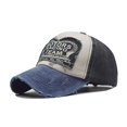 thumbnail image 1 of Jinsinto Cotton Baseball Cap Unisex Racing Team Cap Adjustable Distressed Trucker Cap, 1 of 3
