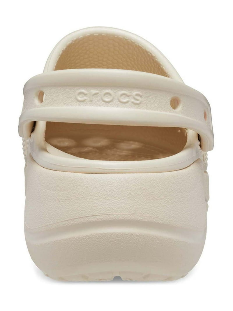crocs クリーム色 コンフォートサンダル*8 クロックス crocs レディース サンダル 厚底 バヤ プラットフォーム