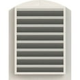 thumbnail image 5 of 14"W x 30"H Arch Top Gable Vent (19"W x 35"H Frame Size): Primed, Functional, Smooth Western Red Cedar Gable Vent w/ 1" x 4" Flat Trim Frame, 5 of 13