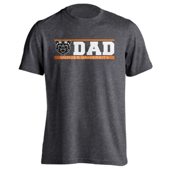 Mercer University Bears Dad Proud Parent Short Sleeve T-Shirt