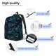 thumbnail image 3 of Easygdp Spacecraft Mochila de Lona Resistente para Laptop, Compatible con Laptops de 15 a 17 pulgadas, Ideal para Escuela, Trabajo y Viajes-Medium, 3 of 5