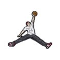 thumbnail image 1 of Clásico Jordan Shooting Pose Pin De Solapa Anime Circundante Spiderman Santa Claus Sakuragi Flower Path Trapecio Hip-hop Broche Bolsa Escolar Sombrero Insignia Decorativa, 1 of 4