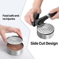thumbnail image 5 of Can Opener, Safe Side Cut Manual Can Opener with Durable Sharp Blade, Smooth Edge Cutting, Effortless Big Knob, Comfortable Grip Handle, Black$$Home Decor, Kitchen, & Other, 5 of 7