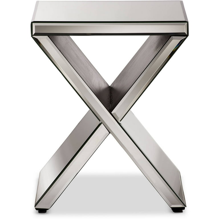 Baxton Studio Morris Modern and Contemporary Hollywood Regency Glamour Style Accent Side Table Baxton Studio Morris Modern and Contemporary Hollywood Regency Glamour Style Accent Side Table