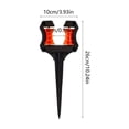 thumbnail image 3 of 2 Pack - Garden Hose Guide Stake Outdoor Water Pipe Guide Bracket No Winding - Gardening Watering Guide Pipe Rack Ground Insert Hose, Black, JKODE, 3 of 6