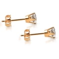 thumbnail image 3 of Pompeii 1/3ct Diamond Studs 14K Yellow Gold (G/H,I2-I3), 3 of 3