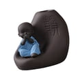 thumbnail image 1 of Jarrón pequeño, adornos para mascotas, arte decorativo, moderna, decoración de mesa, miniestatua para escritorio de oficina y dormitorio Azul, 1 of 8